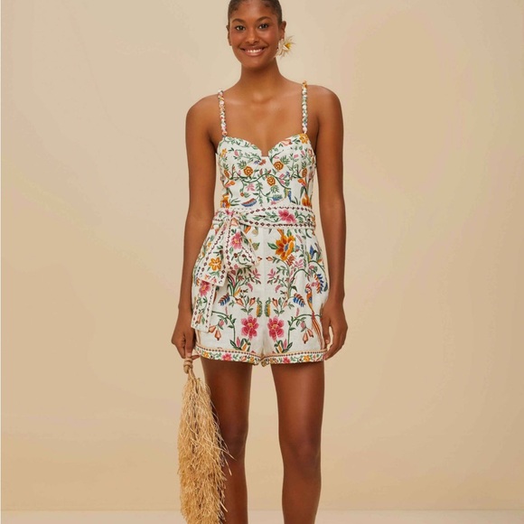 FARM Rio Multicolor Floral Embroidered Garment - Picture 7 of 8